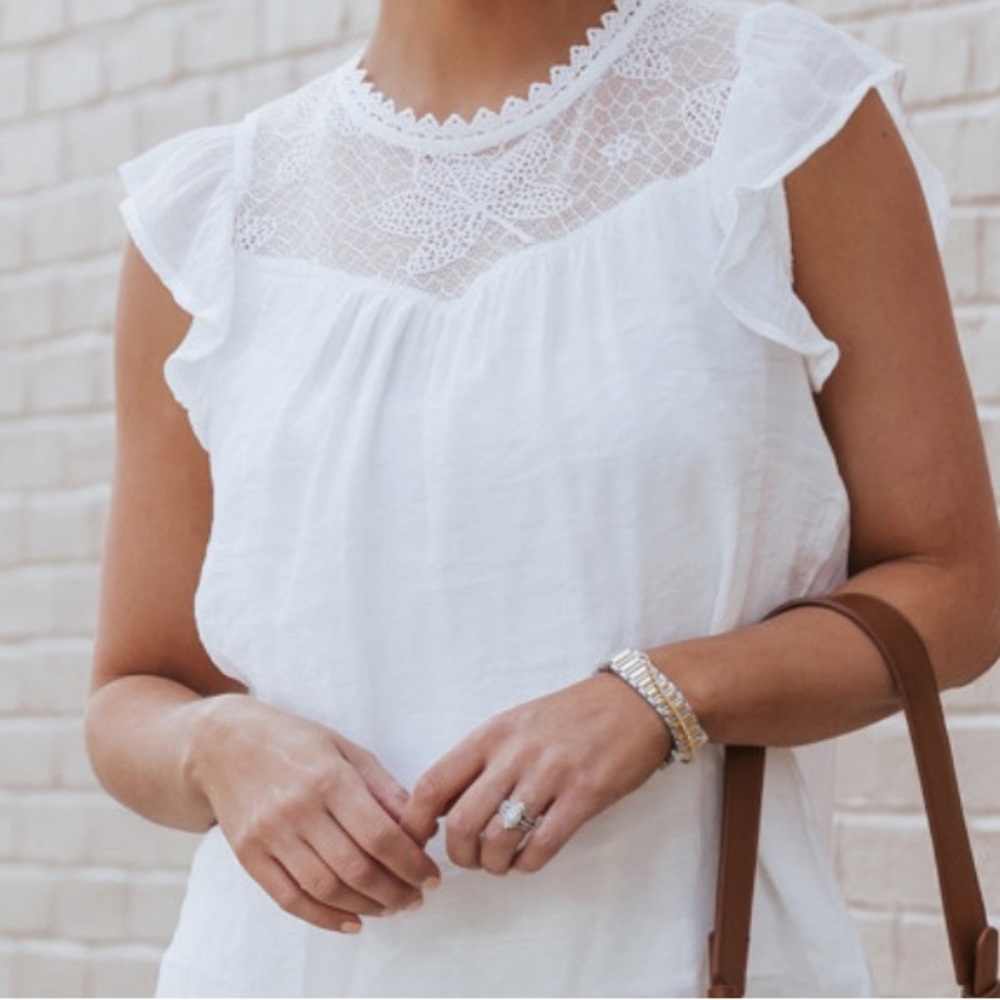 White tank top
